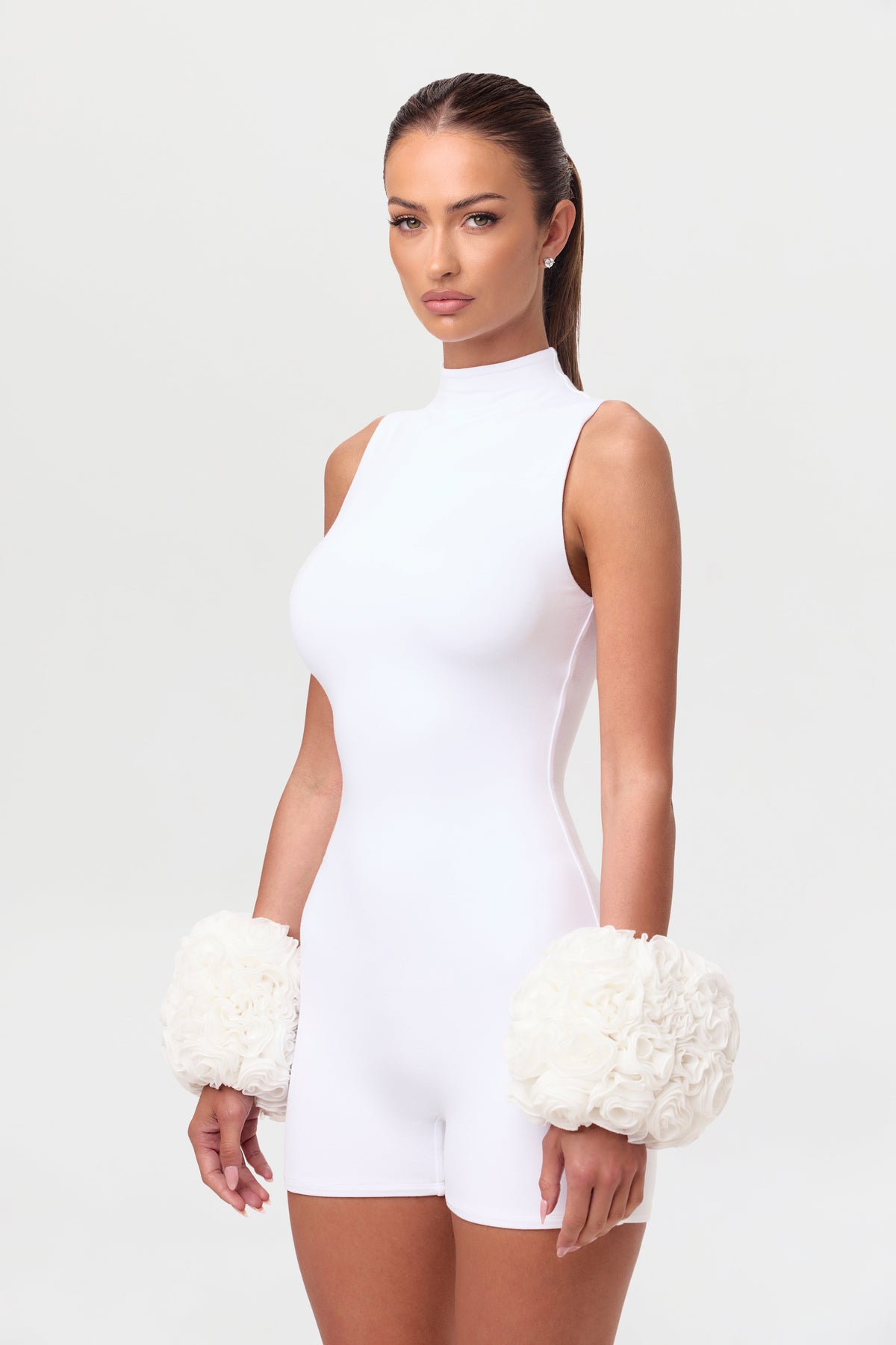 White Rose Petal Cuffs