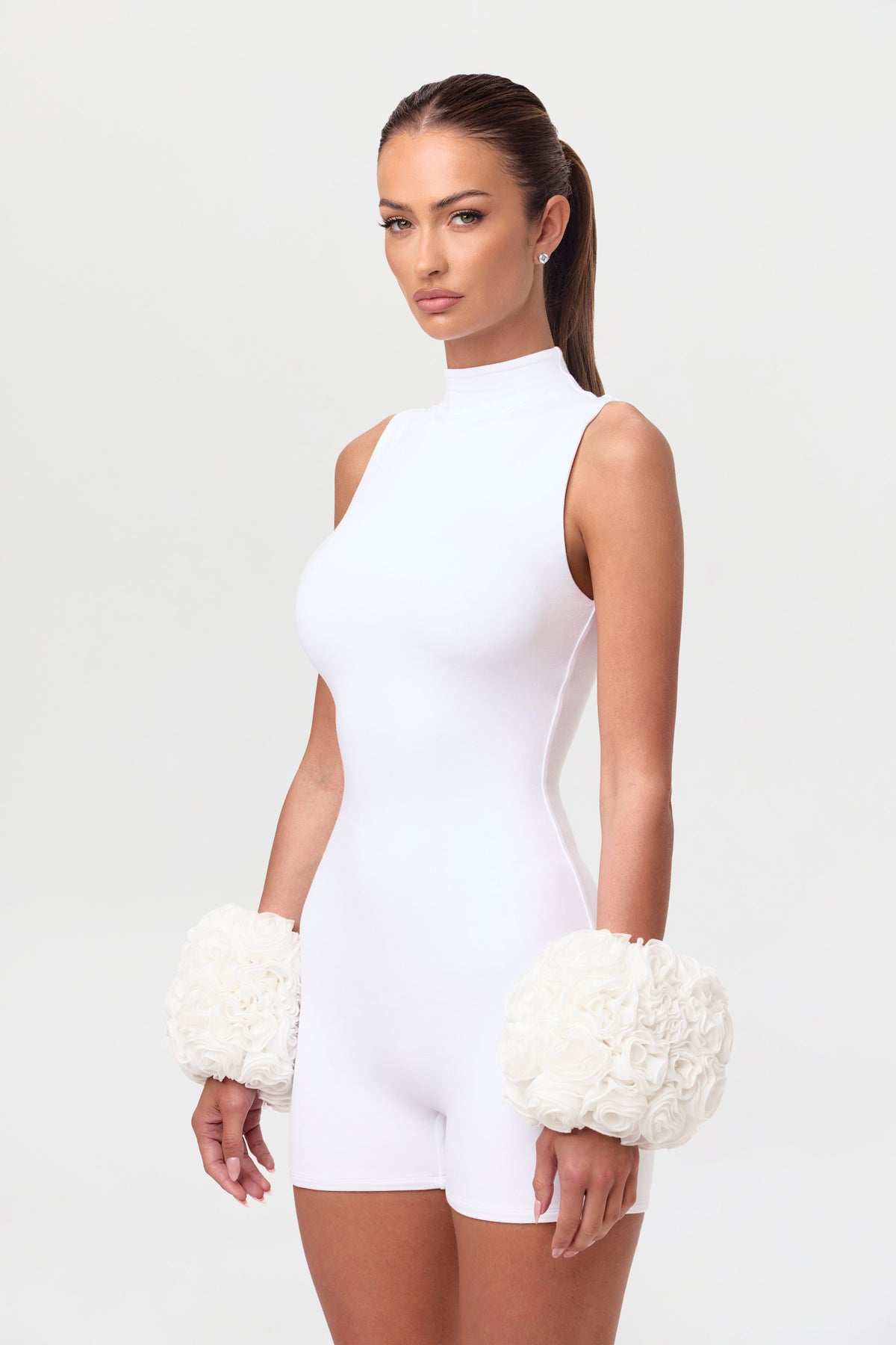 White Rose Petal Cuffs