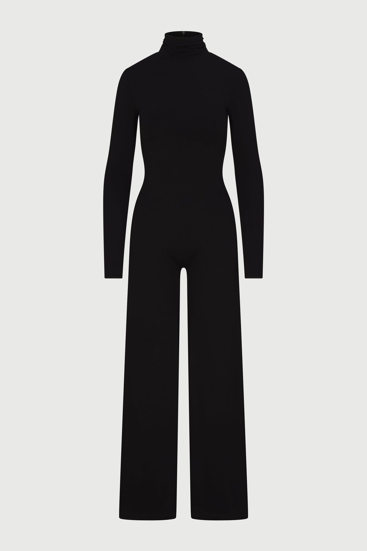 Black NW Sculpt Wide-Leg Jumpsuit