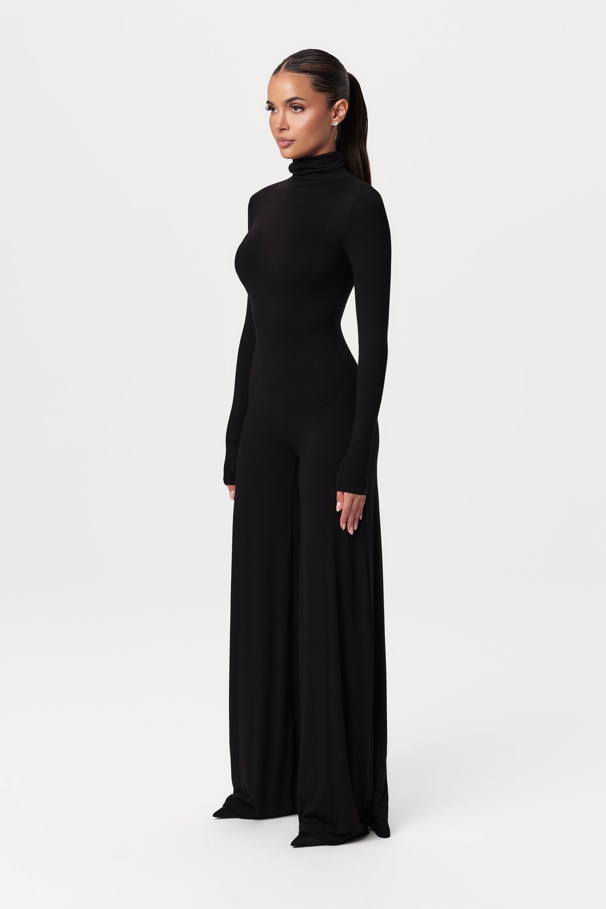 Dark Chocolate NW Sculpt Wide-Leg Jumpsuit