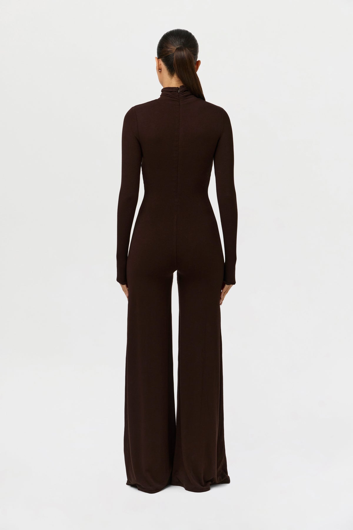Dark Chocolate NW Sculpt Wide-Leg Jumpsuit