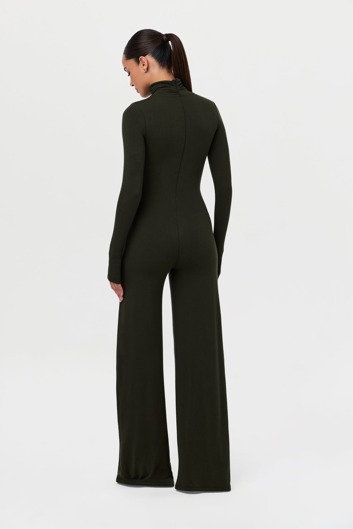 Olive NW Sculpt Wide-Leg Jumpsuit