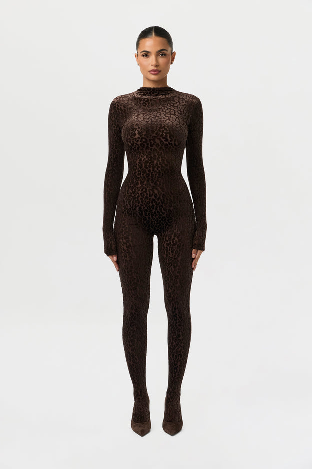Burnout Closed Toe Jumpsuit Petite