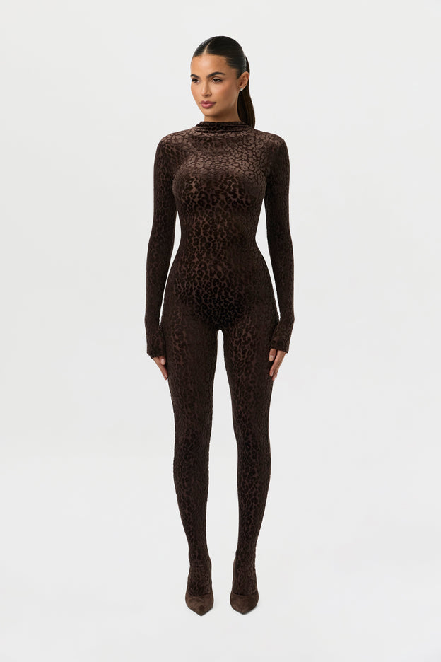 Burnout Closed Toe Jumpsuit Petite