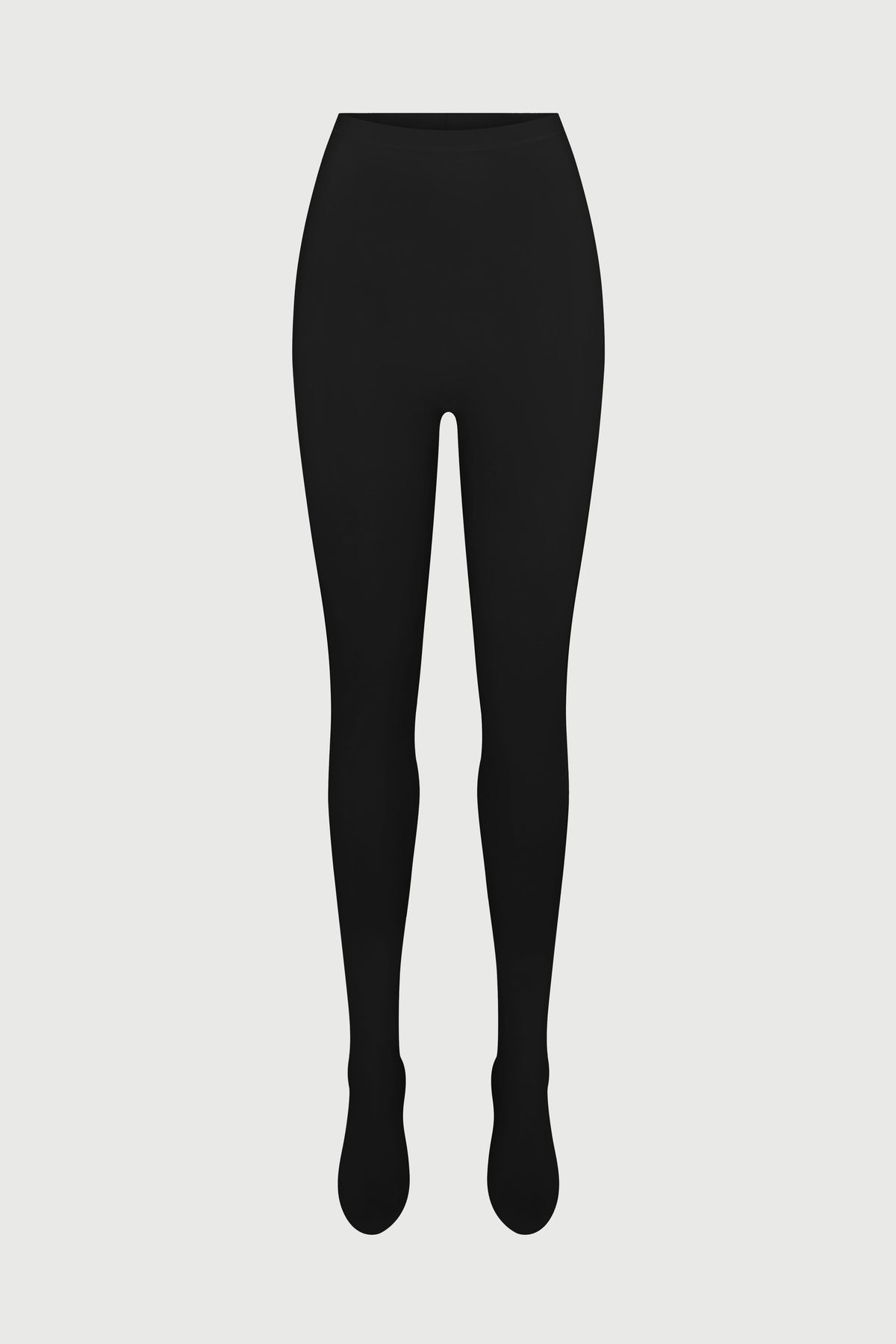 Black Naked Closed Toe Legging