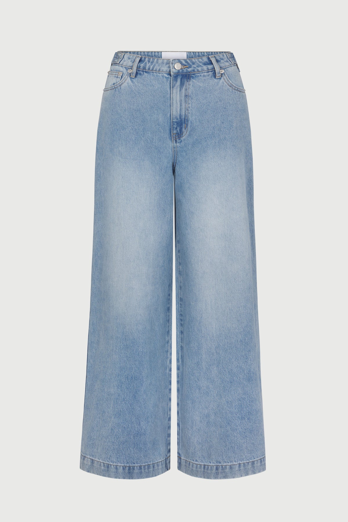 LIGHT DENIM Palazzo Wide Leg Jeans