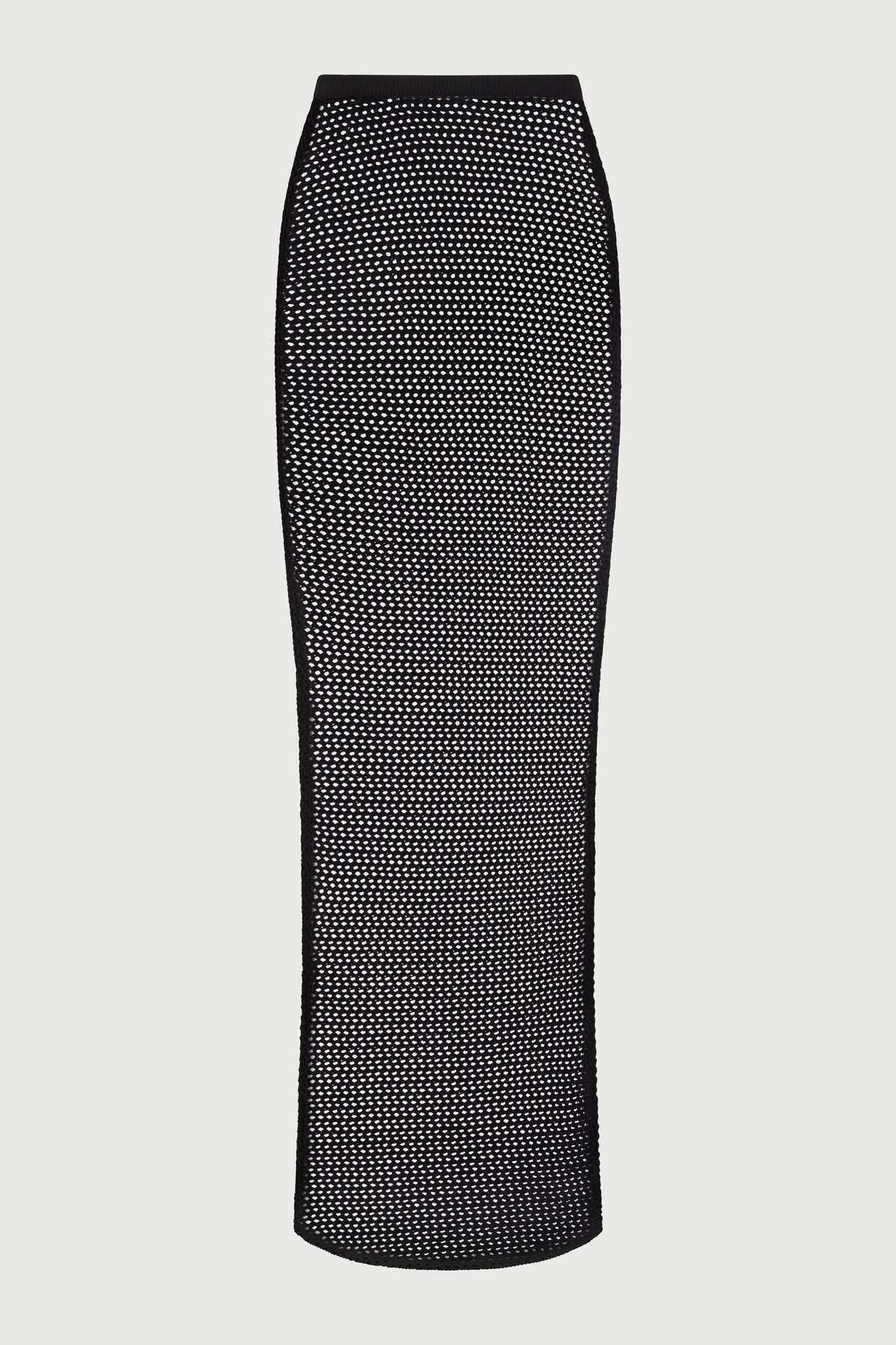 BLACK Knit Maxi Skirt