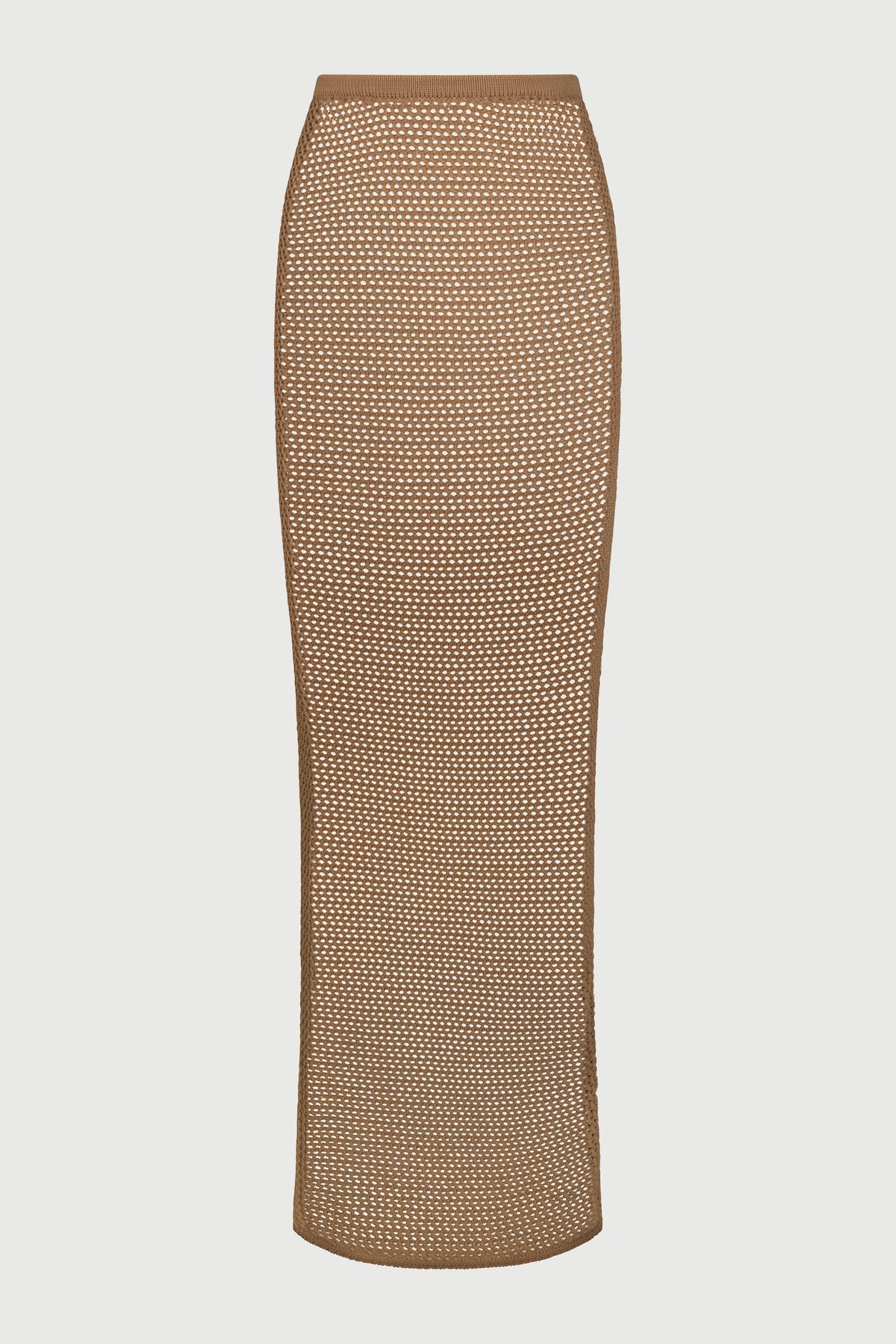 TAUPE Knit Maxi Skirt