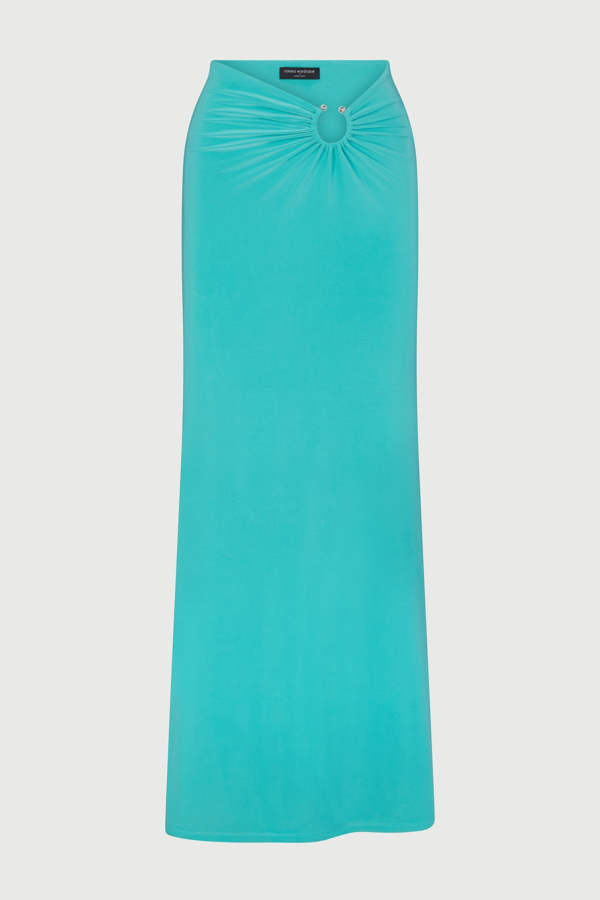 TURQUOISE Hourglass O-Ring Maxi Skirt