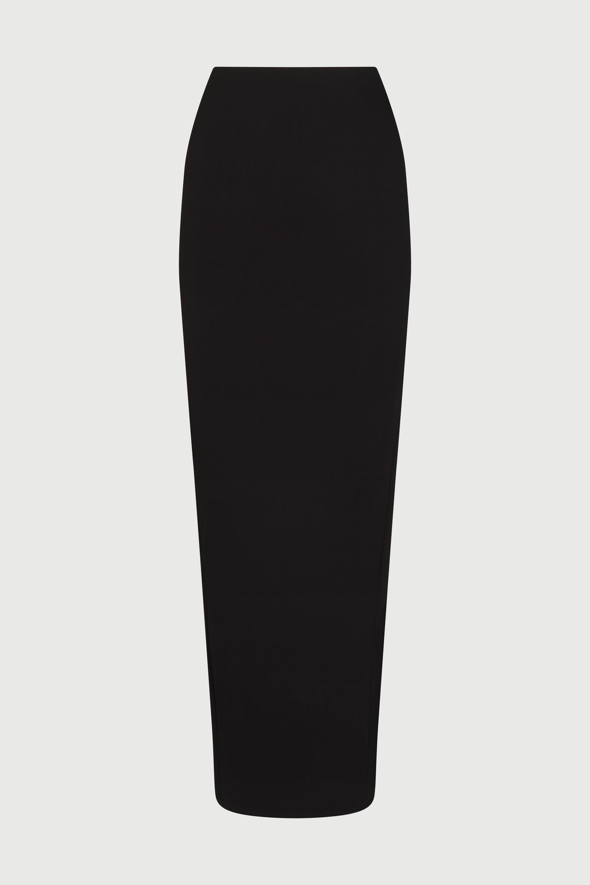 BLACK Smooth High Waist Maxi Skirt
