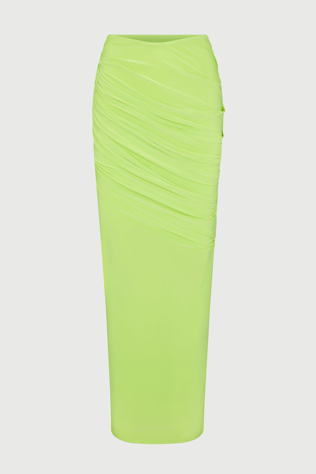 LIME Hourglass Scoop Waist Maxi Skirt