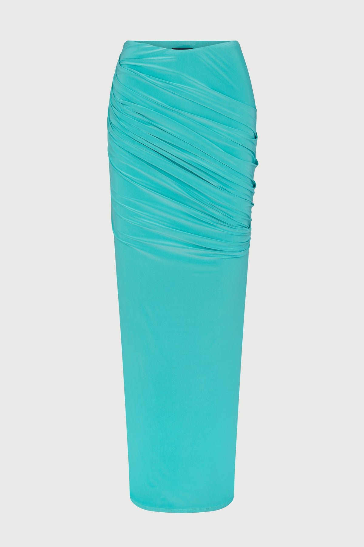 TURQUOISE Hourglass Scoop Waist Maxi Skirt