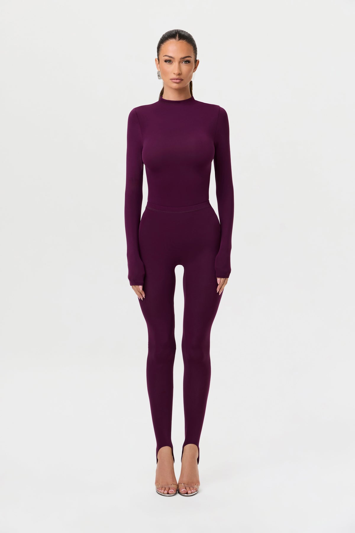 Dark Berry Naked Stirrup Legging