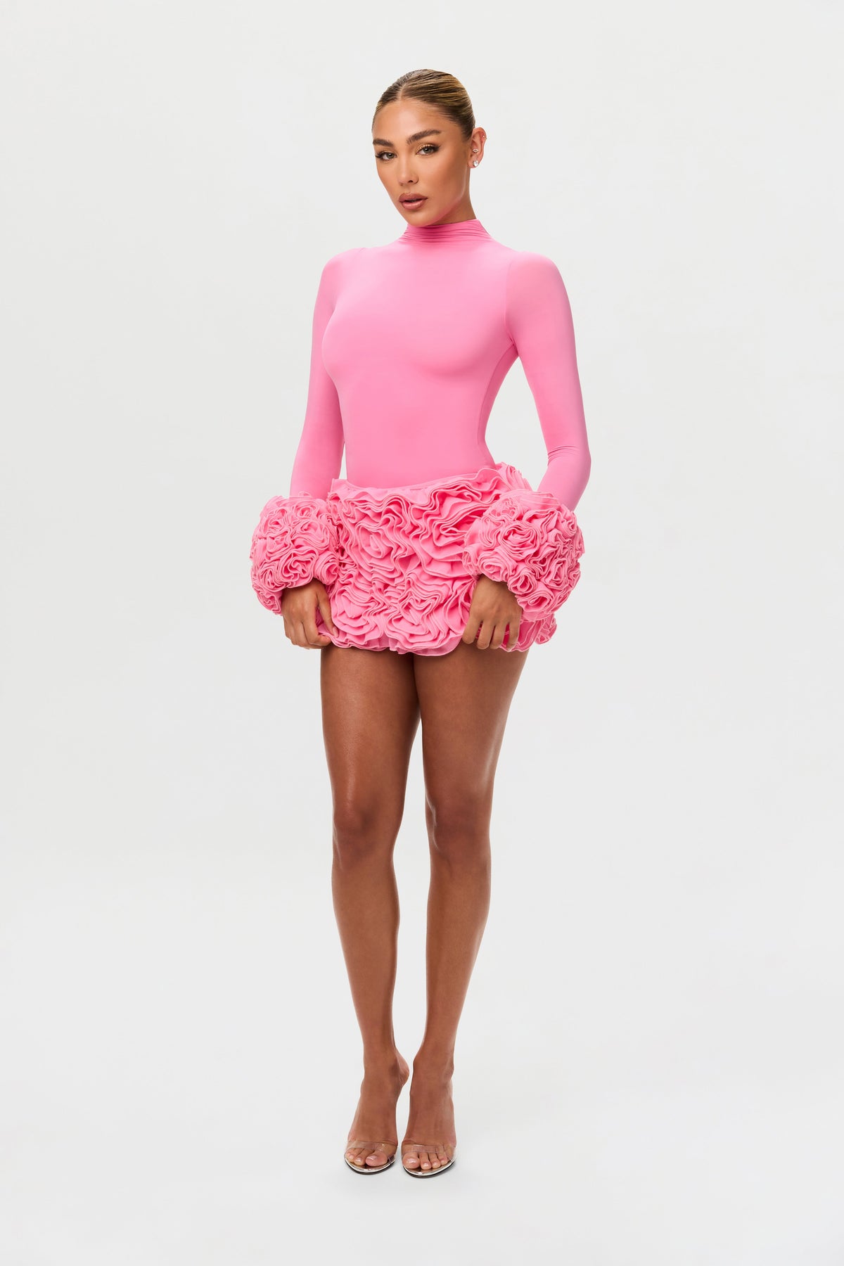 Naked Mock Neck Top