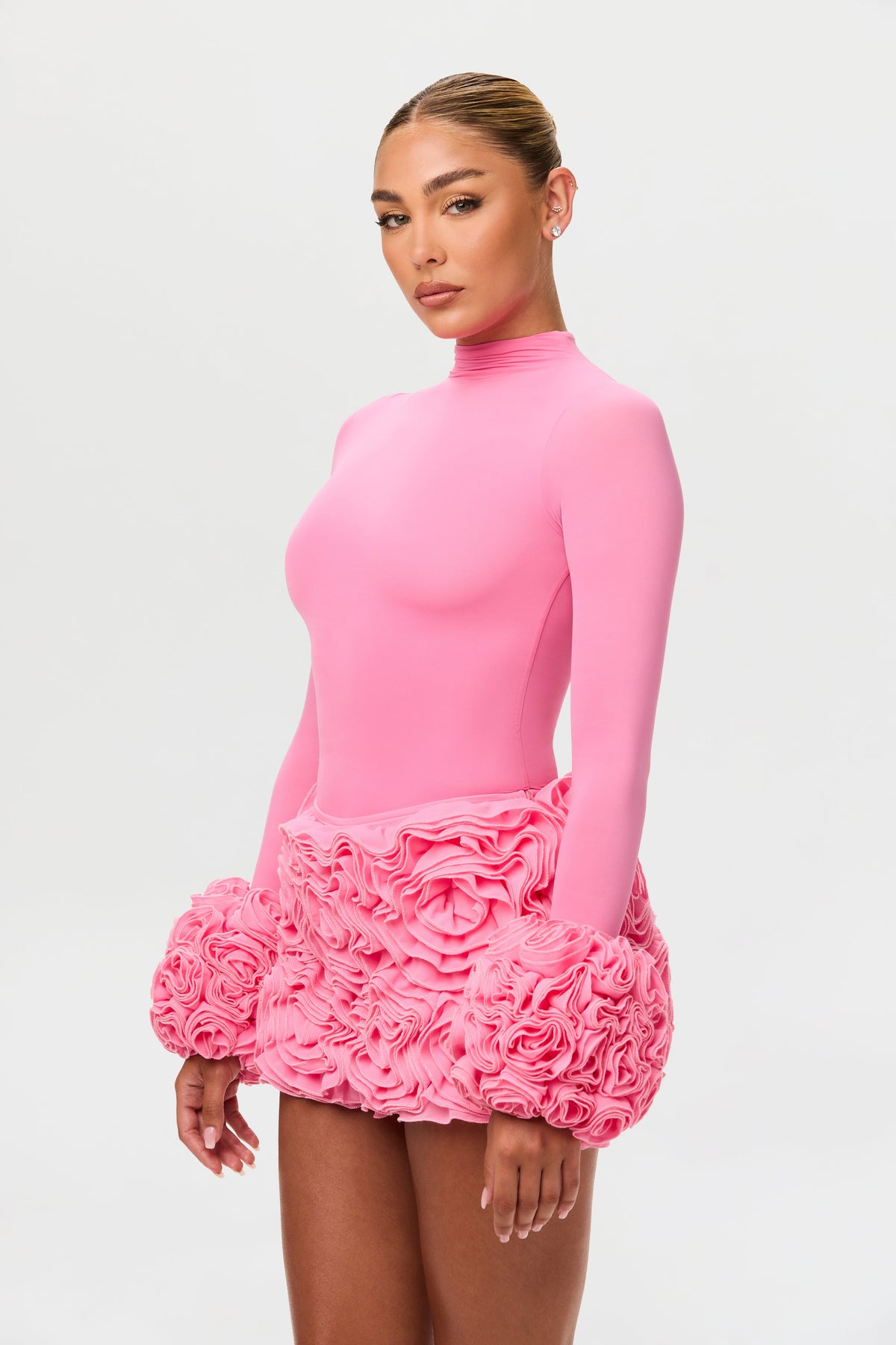 Naked Mock Neck Top