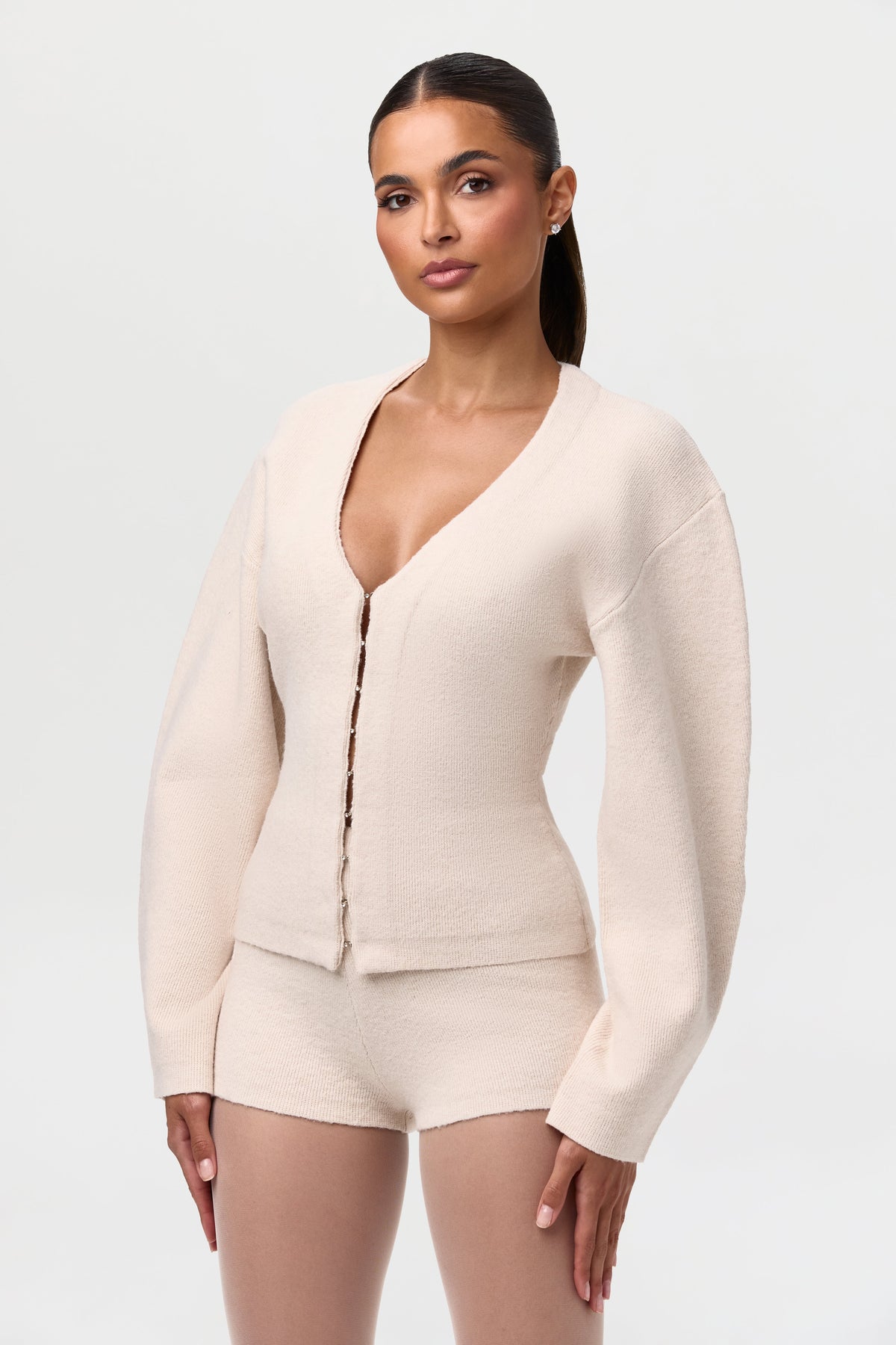 Bone Knit Hot Short