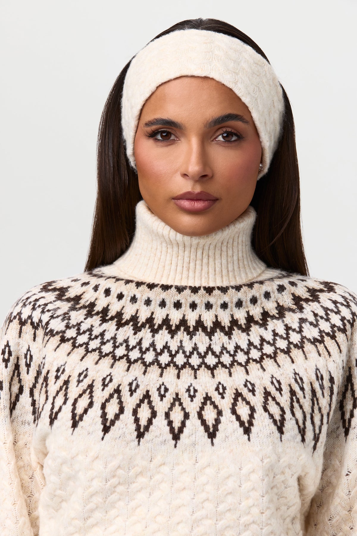 Bone Cable Knit Headband