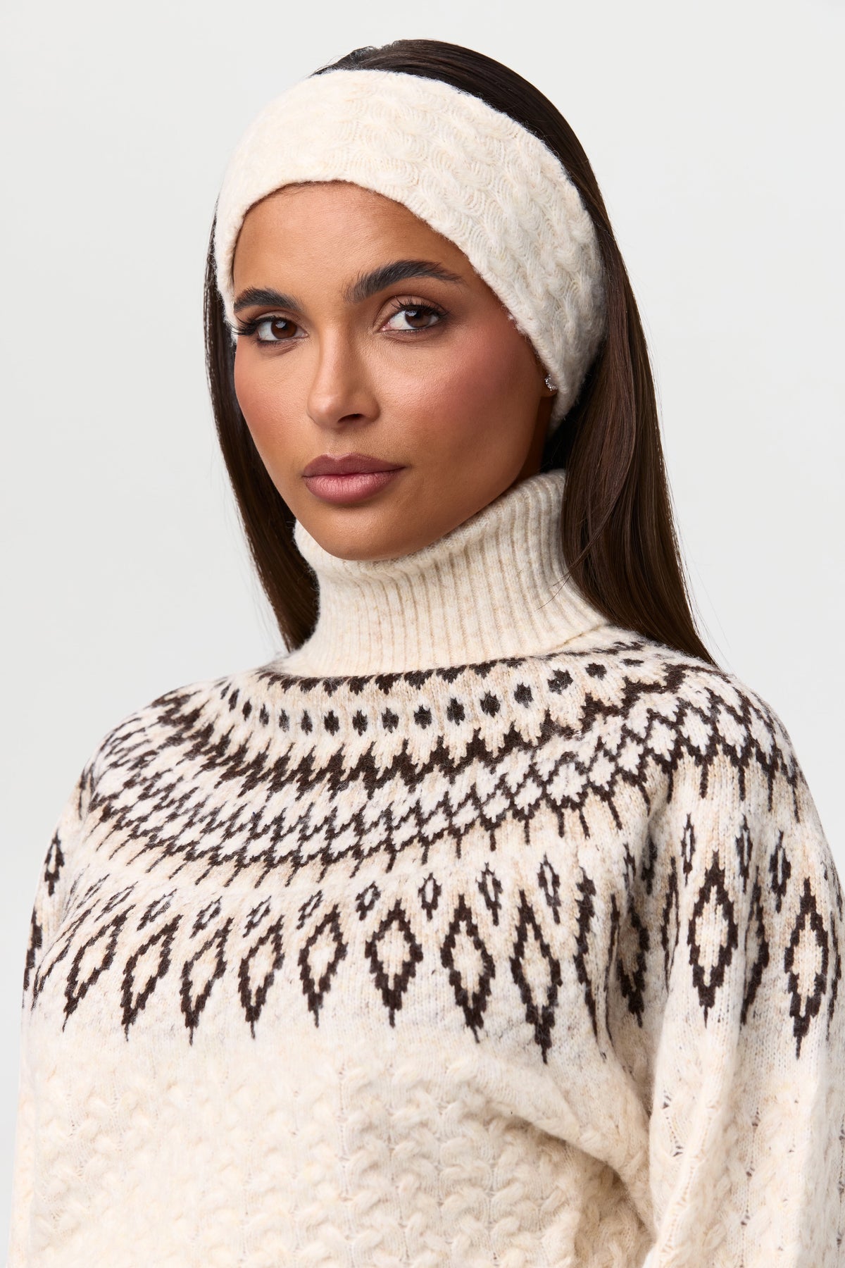 Bone Cable Knit Headband