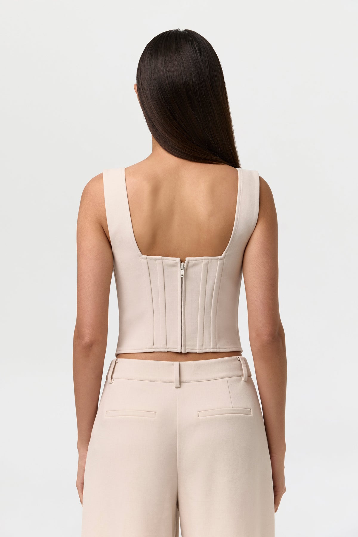 Suiting Tank Corset Top