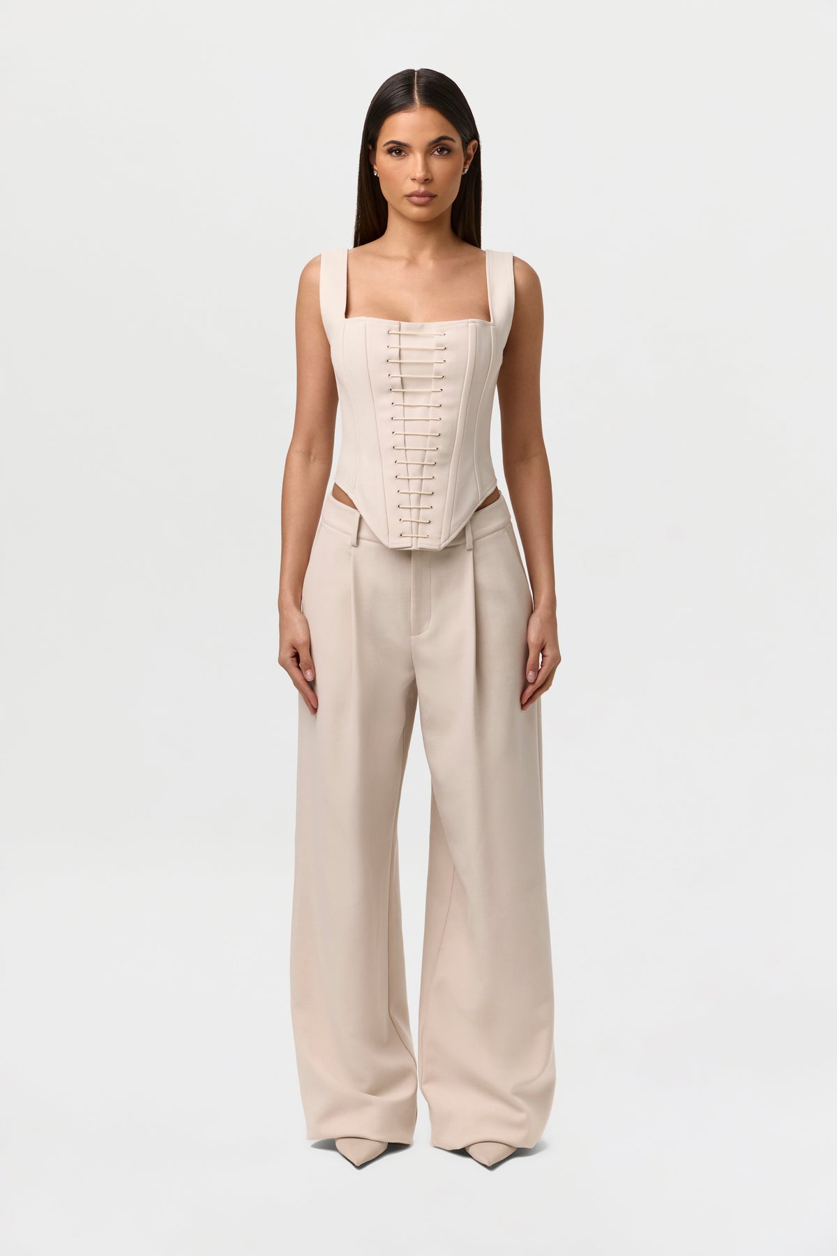 Suiting Tank Corset Top