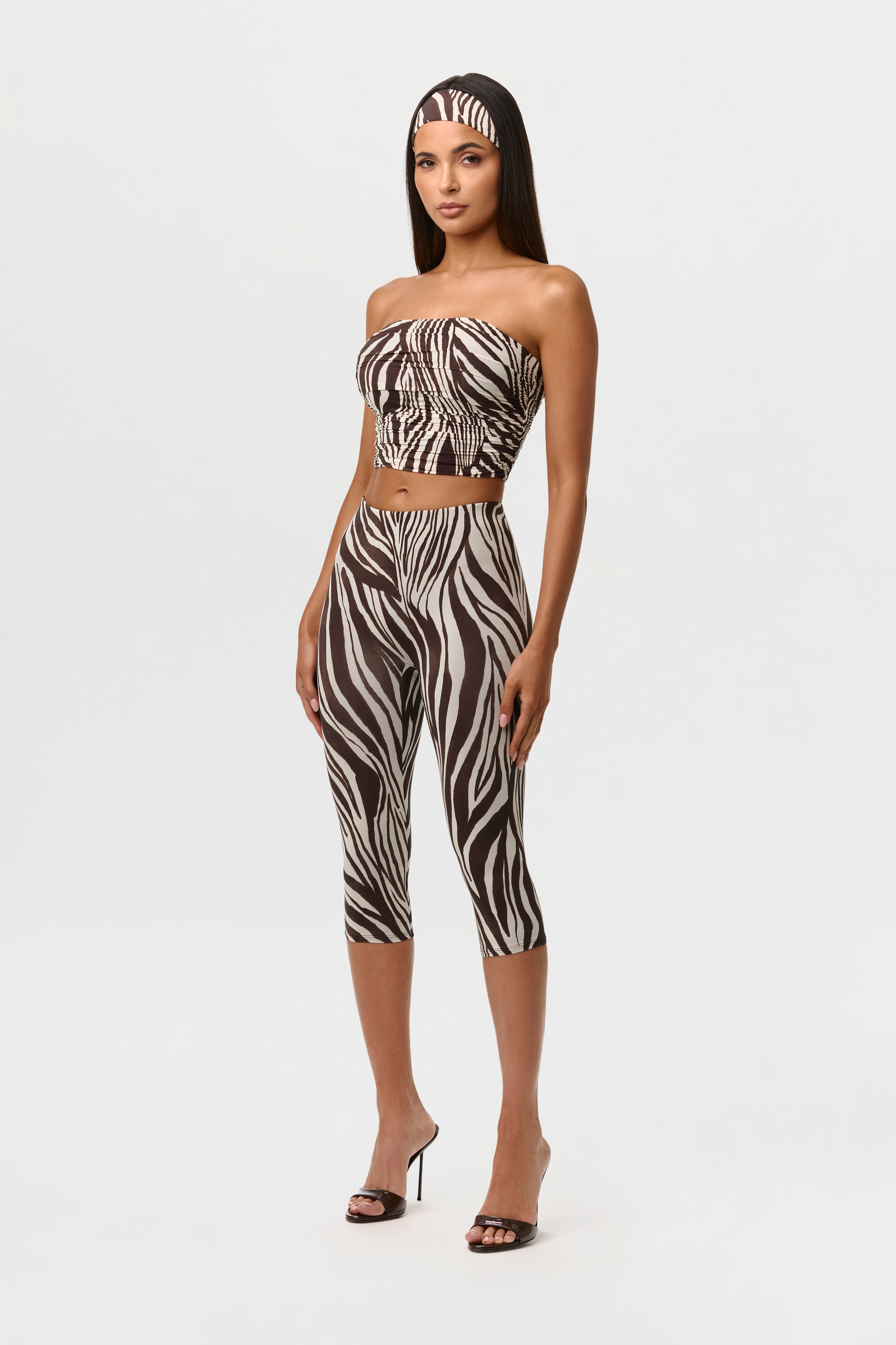 Naked Print Capri Legging