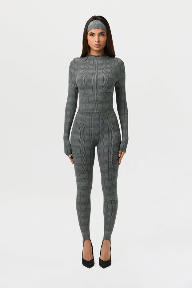 Naked Print Stirrup Legging Petite