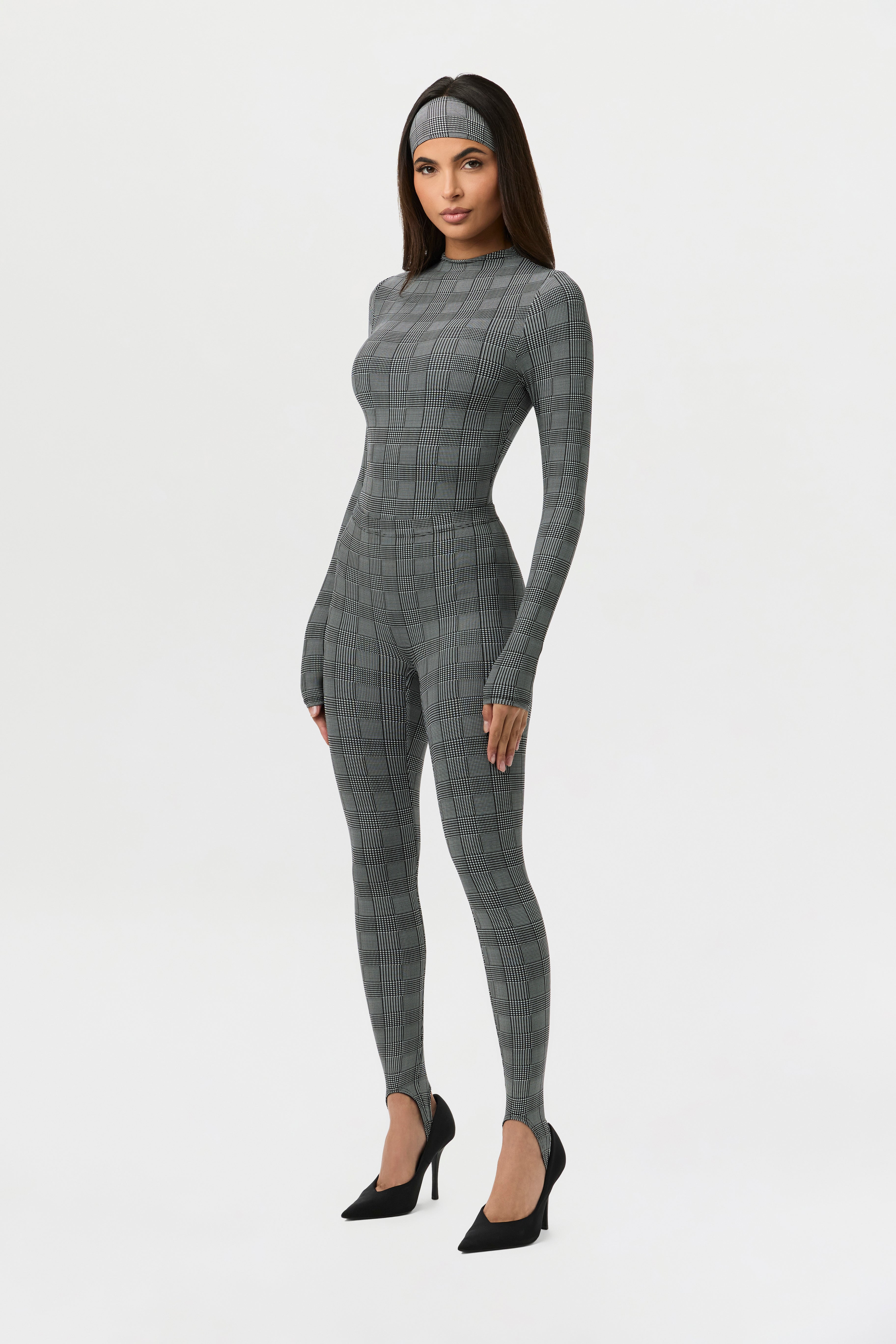 Naked Print Stirrup Legging Petite