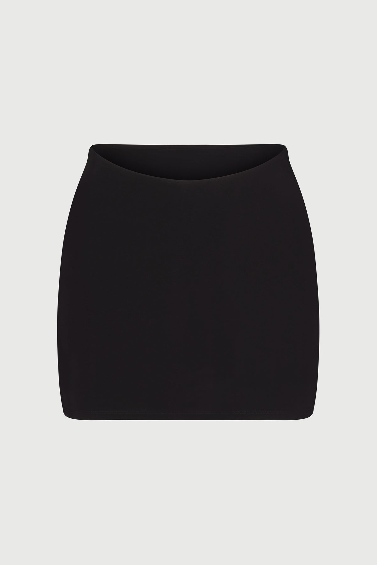 BLACK Cover-Up Mini Skirt