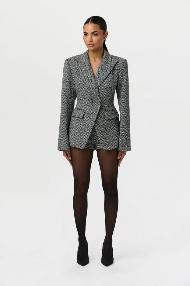 Pattern Suiting Hot Short