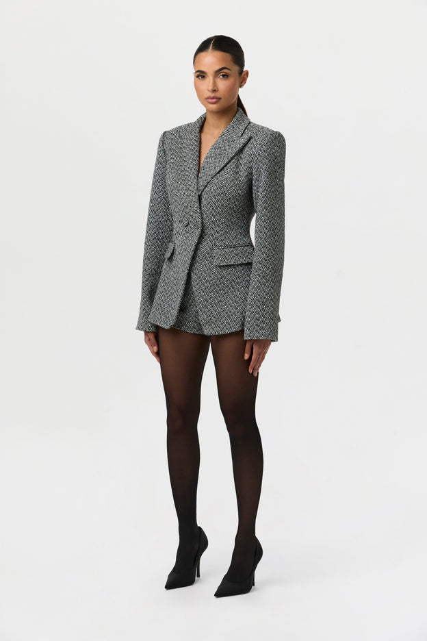 Pattern Suiting Hot Short