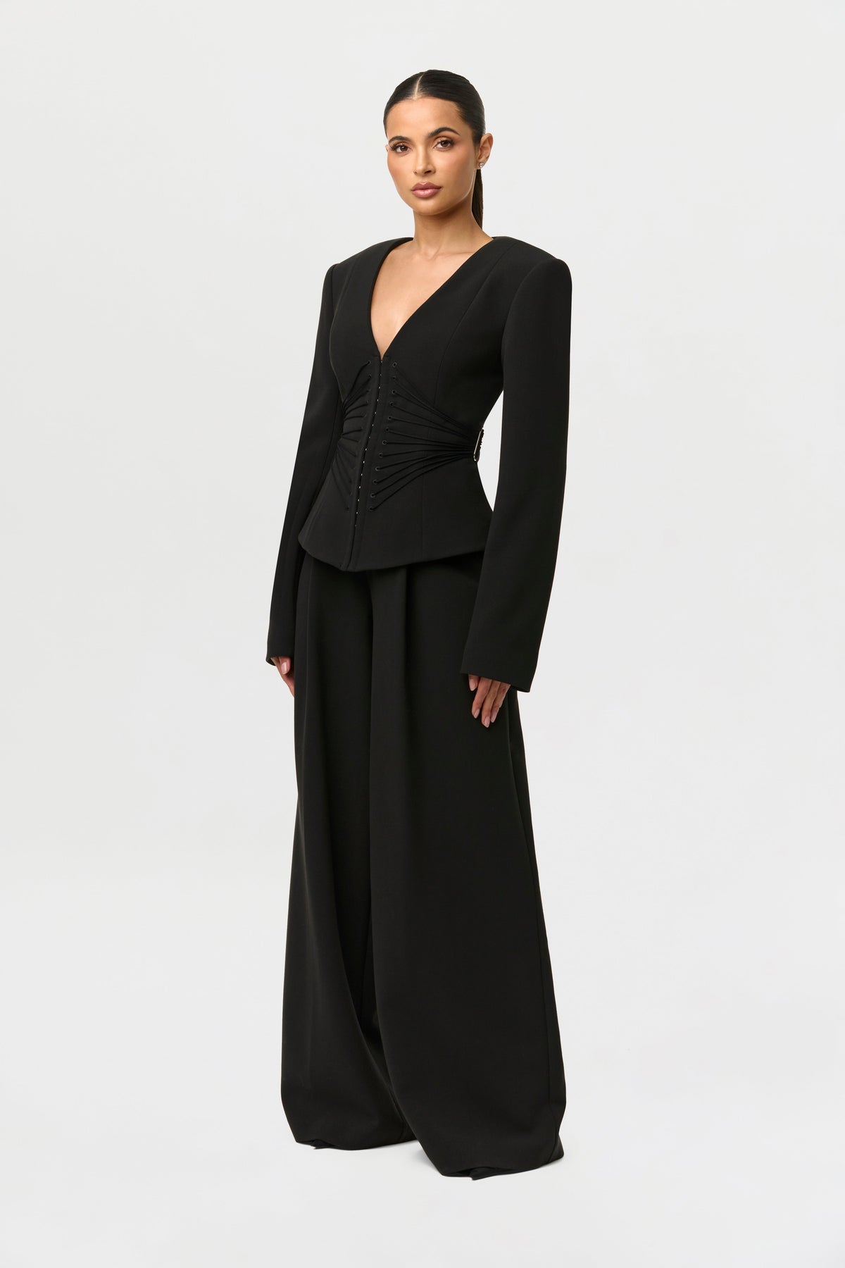Suiting Wide-Leg Pants