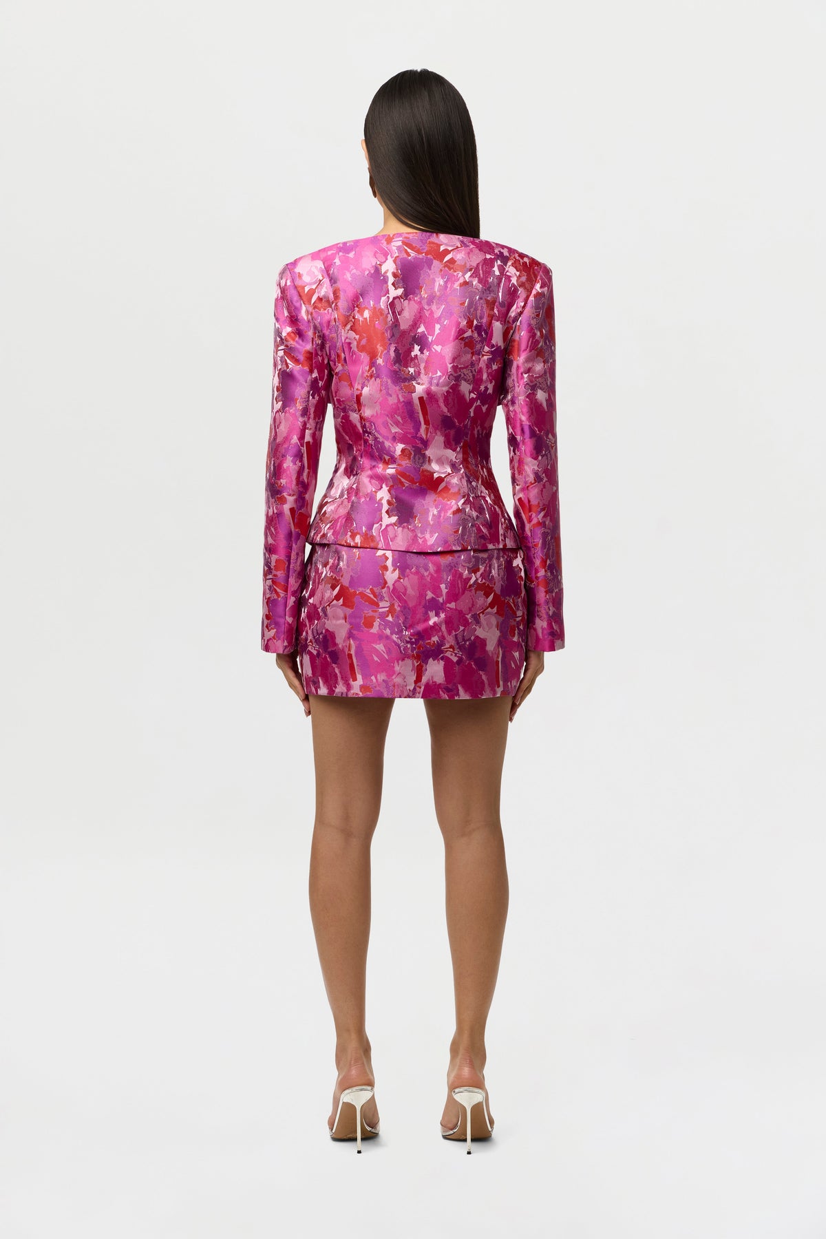 Suiting Jacquard Mini Skirt