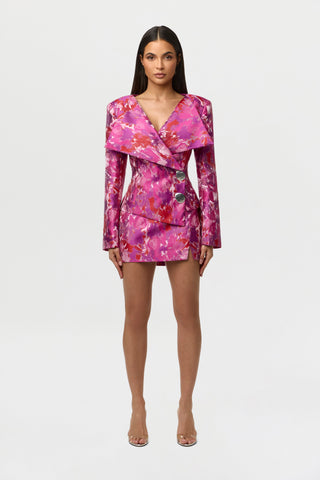 Suiting Jacquard Mini Skirt