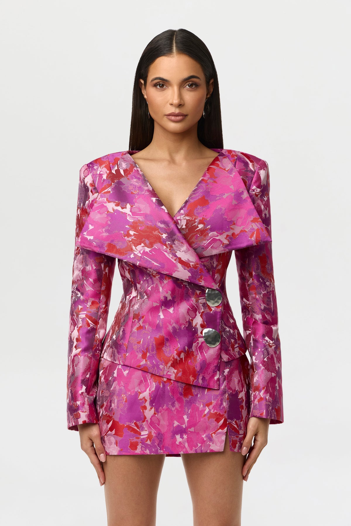 Suiting Jacquard Mini Skirt