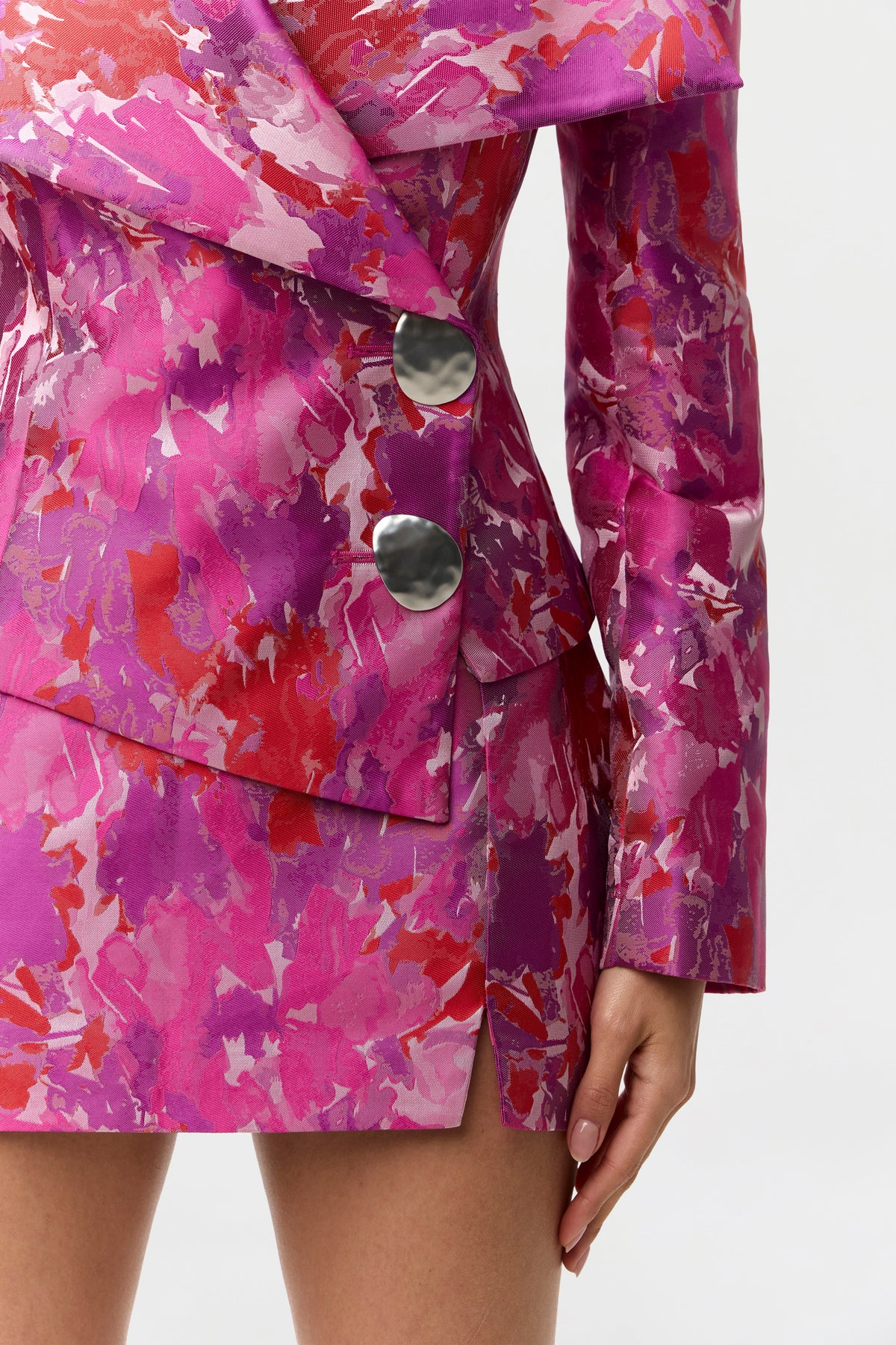 Suiting Jacquard Mini Skirt