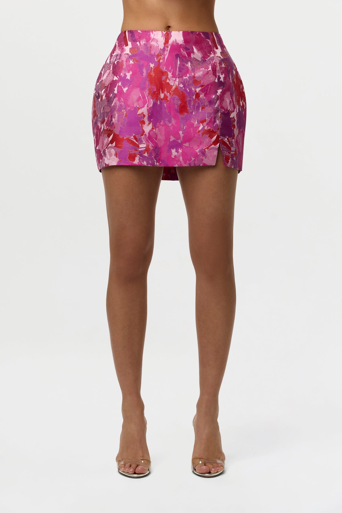 Suiting Jacquard Mini Skirt
