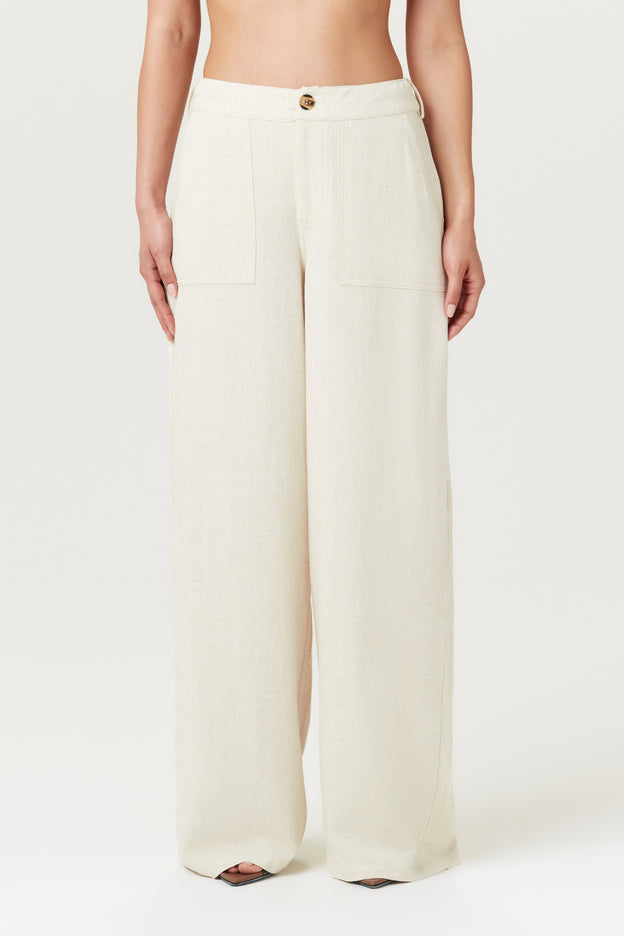 Linen Wide Leg Pants