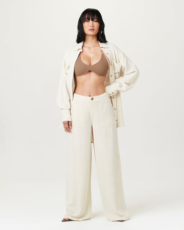 Linen Wide Leg Pants