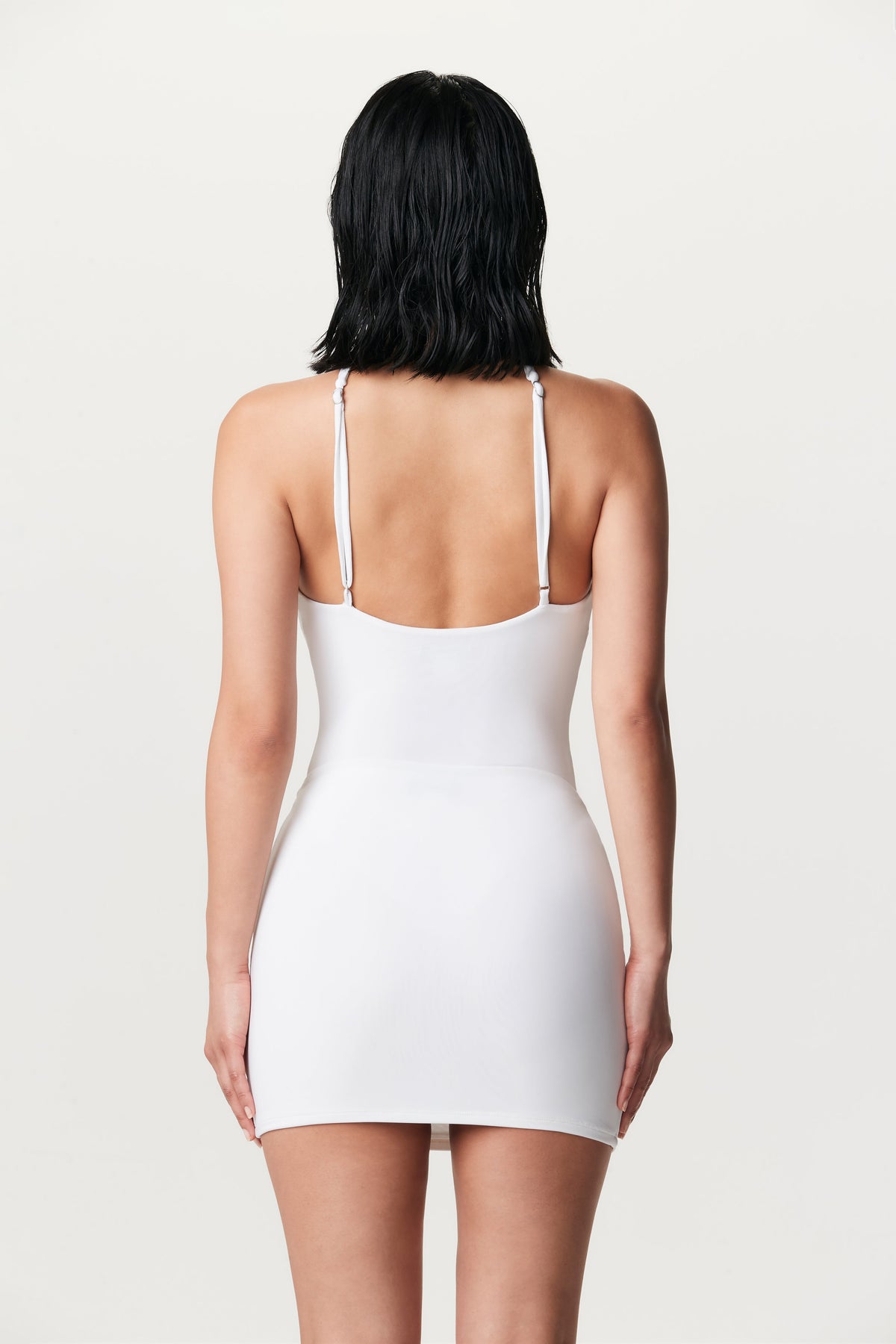 WHITE Cover-Up Mini Skirt