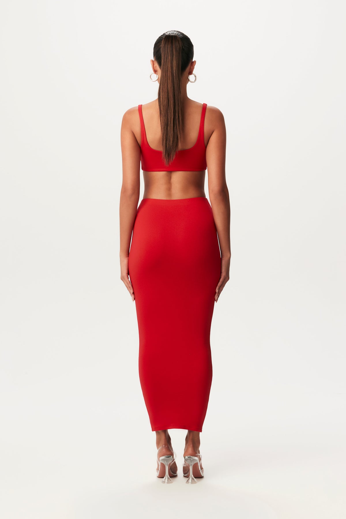 STRAWBERRY NW Cropped Tank Skirt Set
