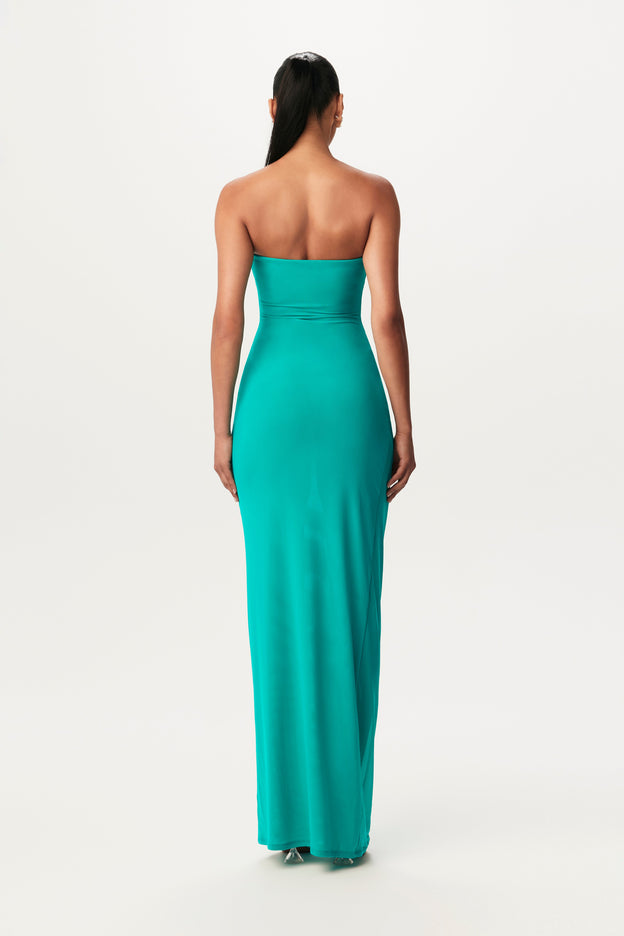 Mesh Tube Maxi Dress