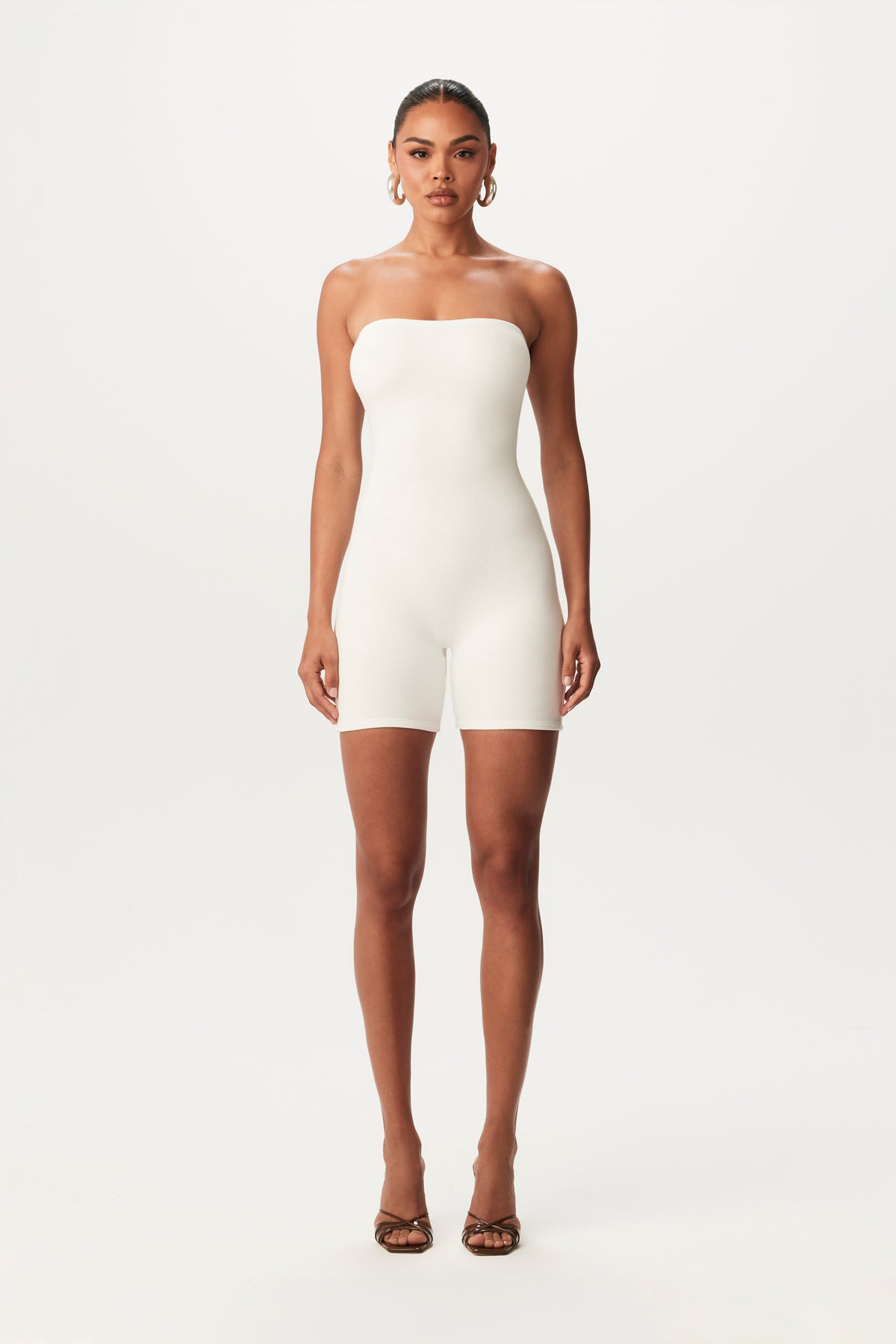 WHITE NW Tube Romper