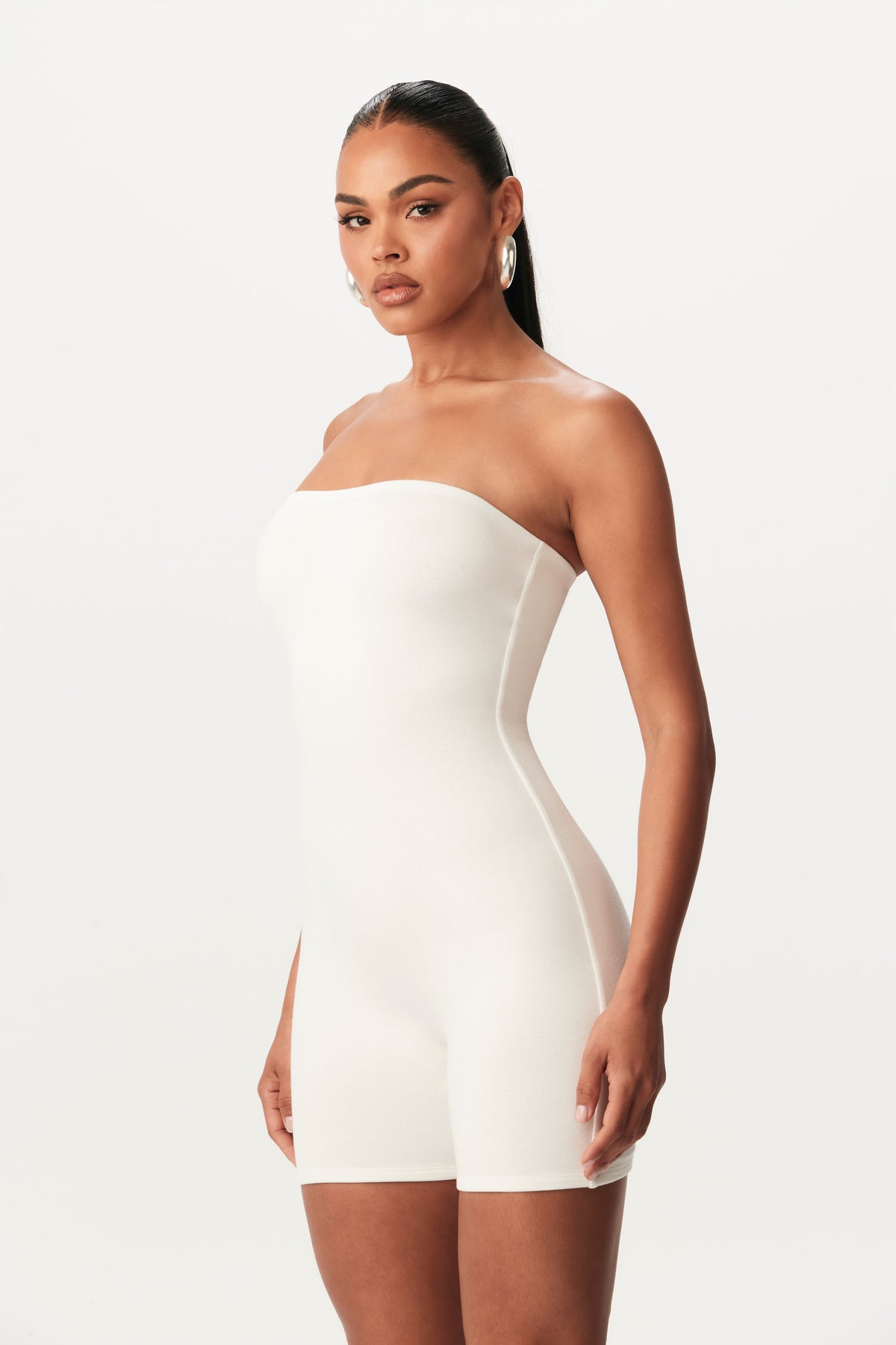 WHITE NW Tube Romper