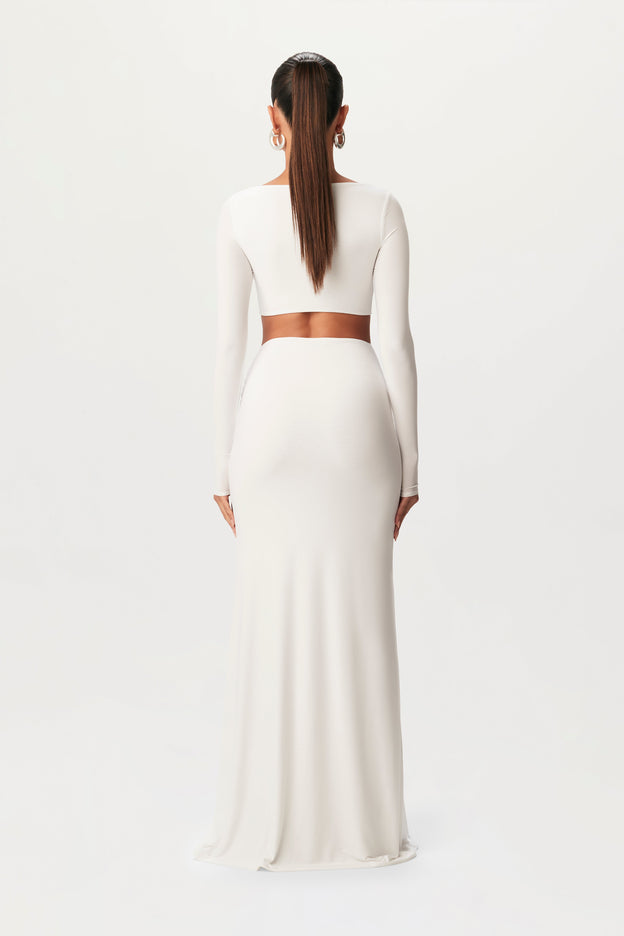 Hourglass Cut Out O-Ring Crop Top