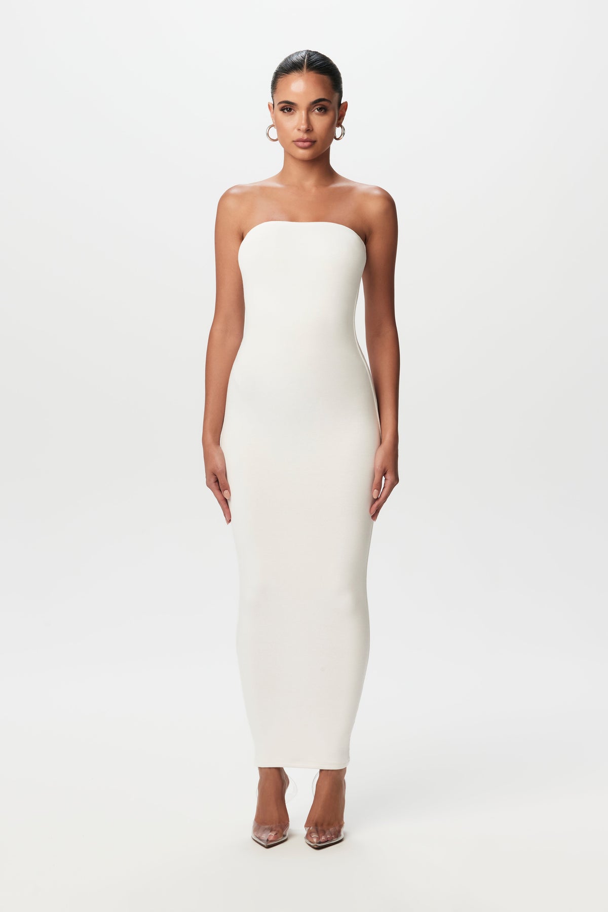 PINK FROSTING NW Tube Midi Dress