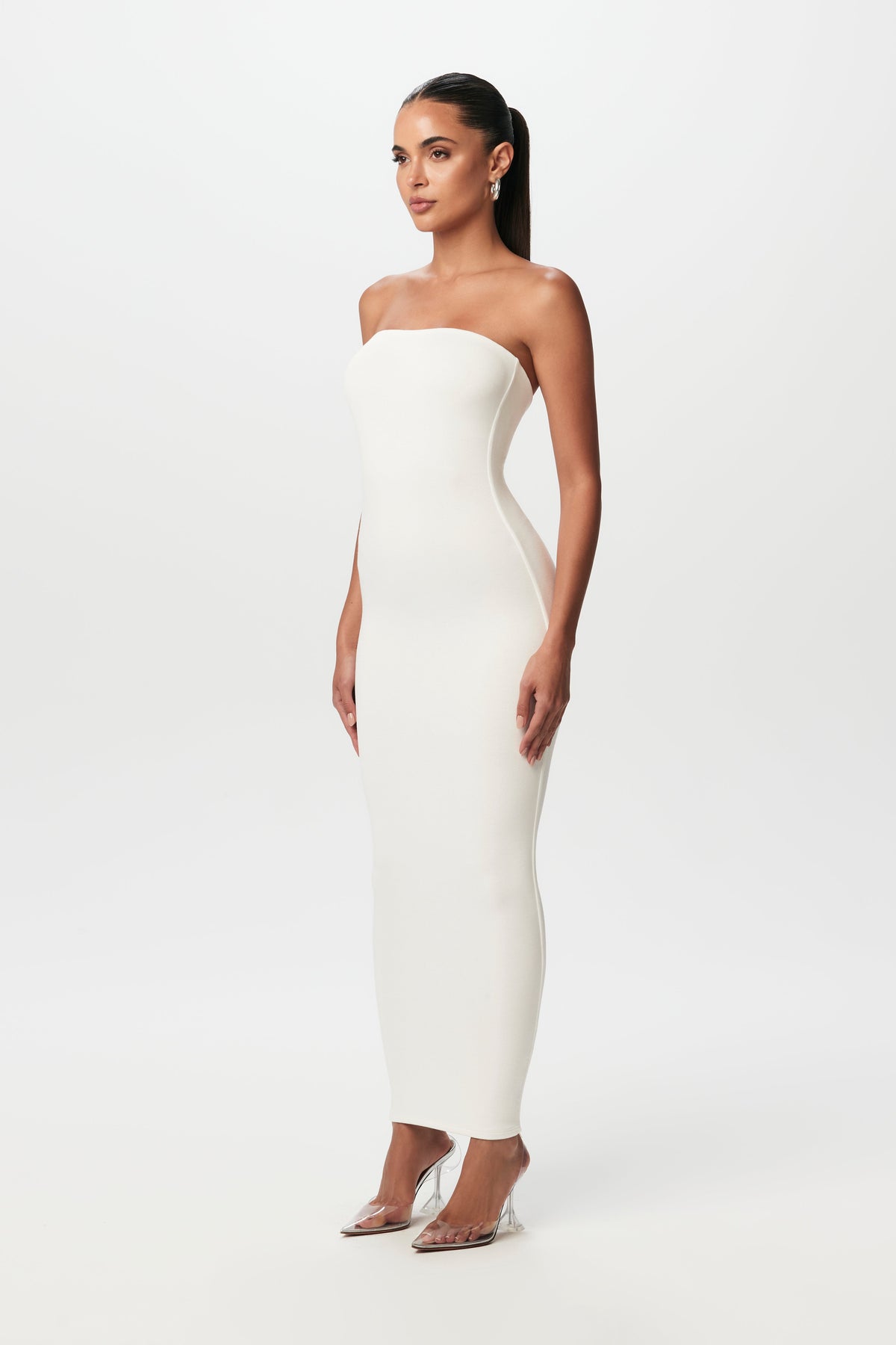 PINK FROSTING NW Tube Midi Dress