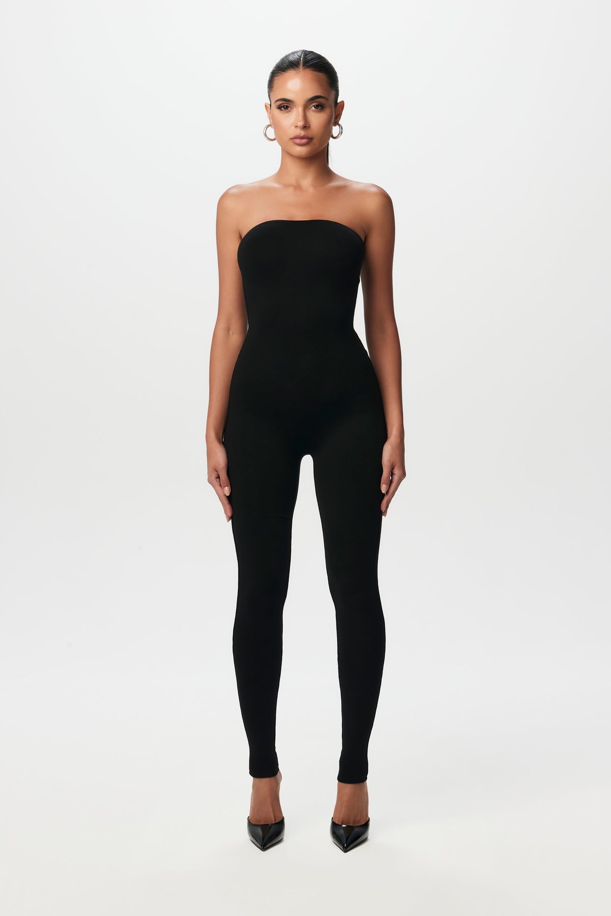 BLACK NW Sculpt Tube Jumpsuit