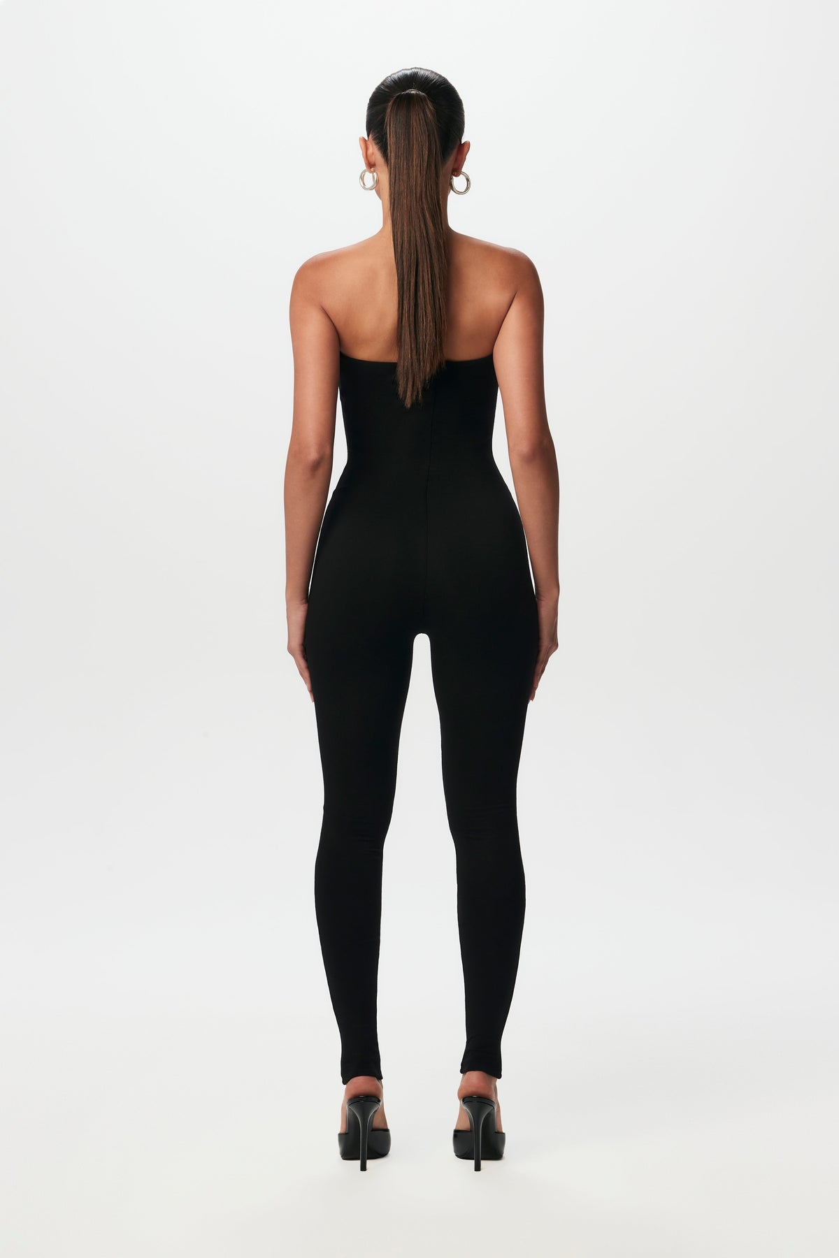 BLACK NW Sculpt Tube Jumpsuit