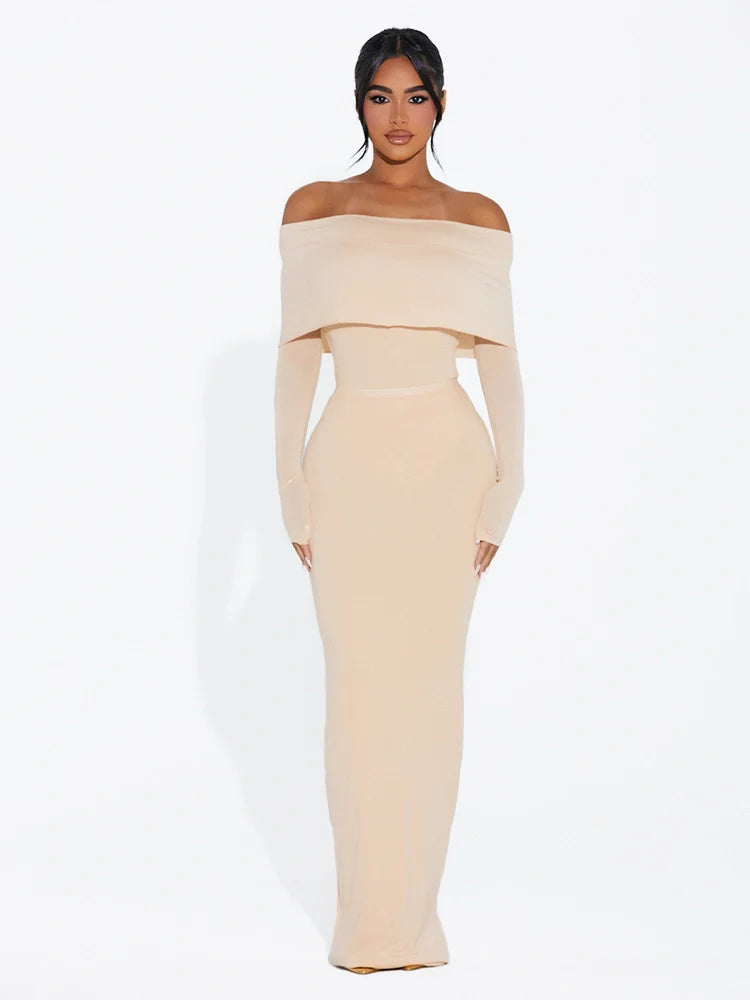 NUDE Modal Scoop Waist Maxi Skirt