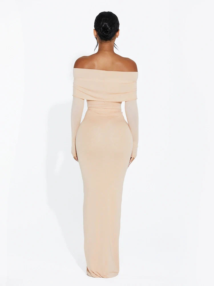 NUDE Modal Scoop Waist Maxi Skirt